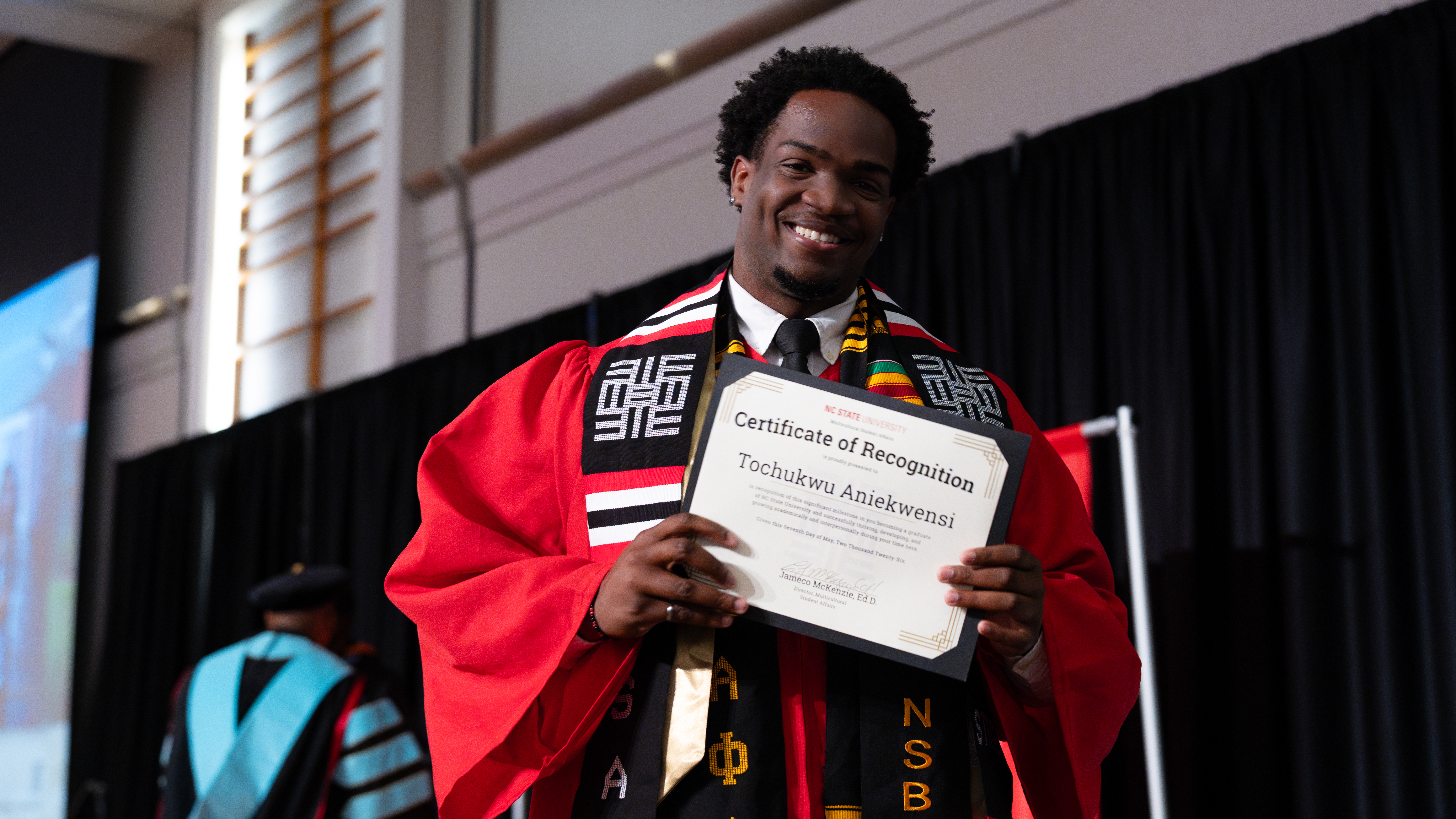 Brother TK Aniekwensi Graduating